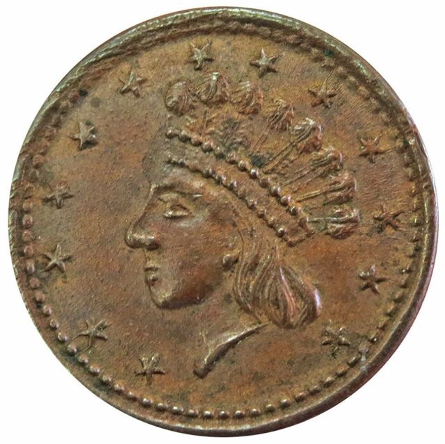 Tiny-Indian-Head-Token,-Identify-Language?
